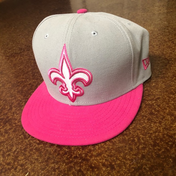 Saints Breast Cancer Awareness Hat 